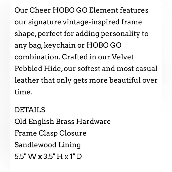 HOBO “Cheer” Pouch - Picture 4 of 7